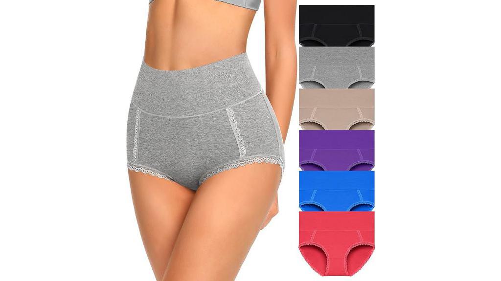 comfortable high waisted cotton panties