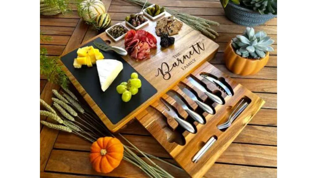 custom charcuterie board set