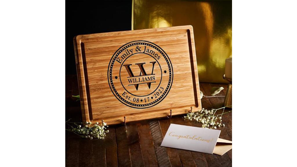 custom wedding cutting board