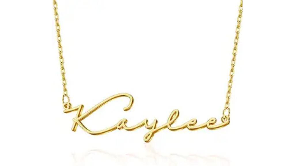 customized name necklace pendant