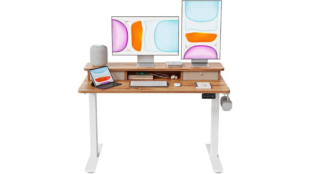 electric standing desk features