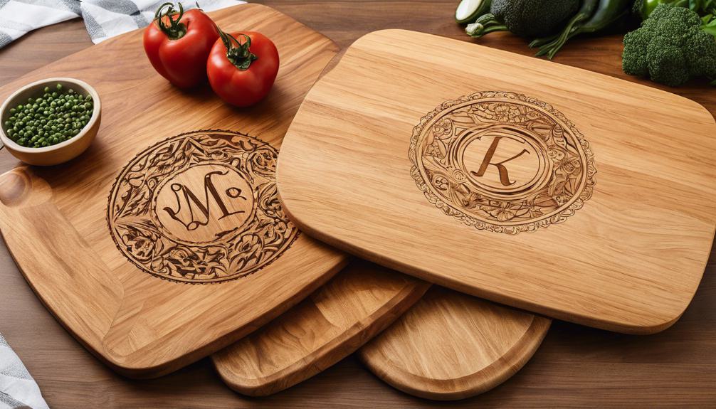 engraved cutting board selection