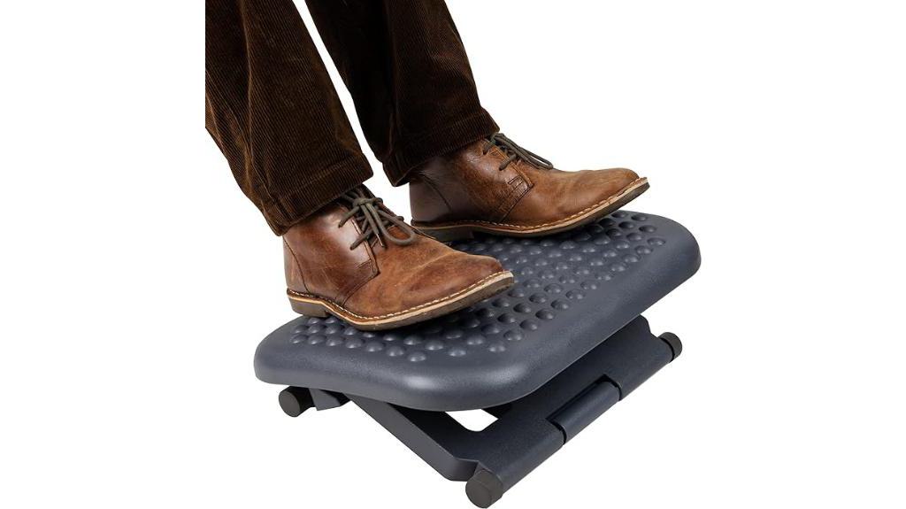 ergonomic foot rest desk