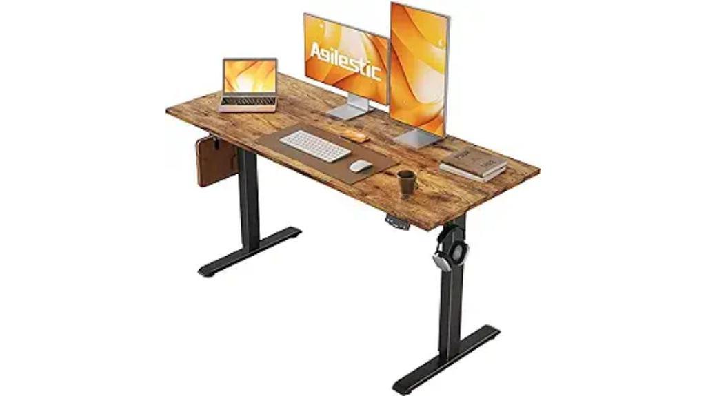 height adjustable electric desk