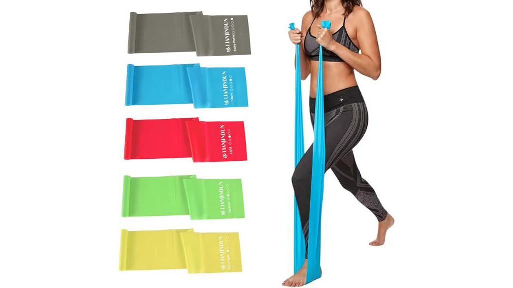 latex free resistance bands set