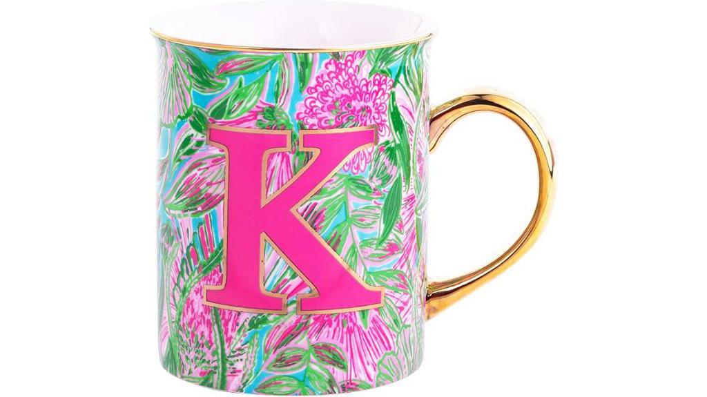 lilly pulitzer ceramic coffee mug