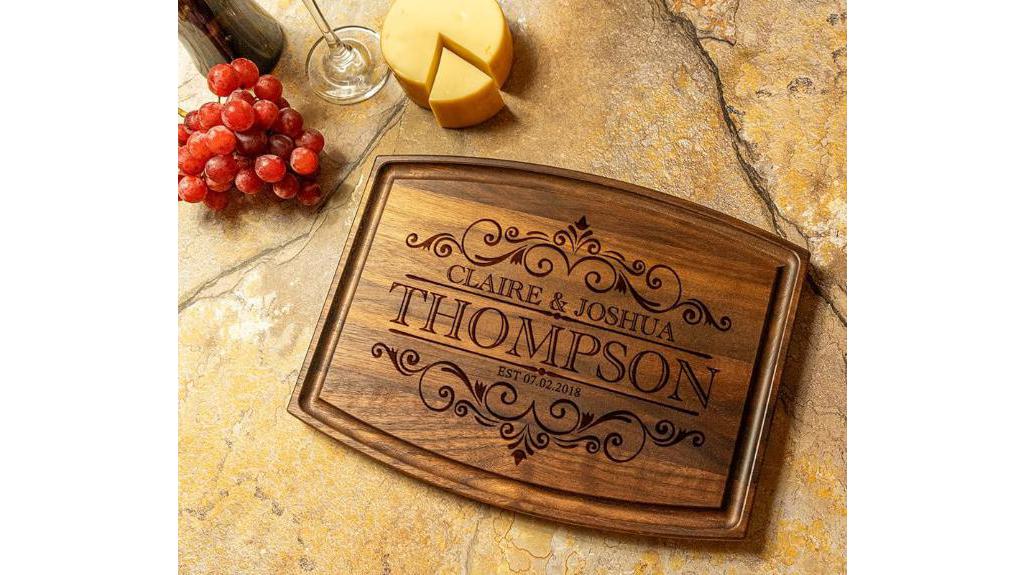 personalized wooden cutting boards