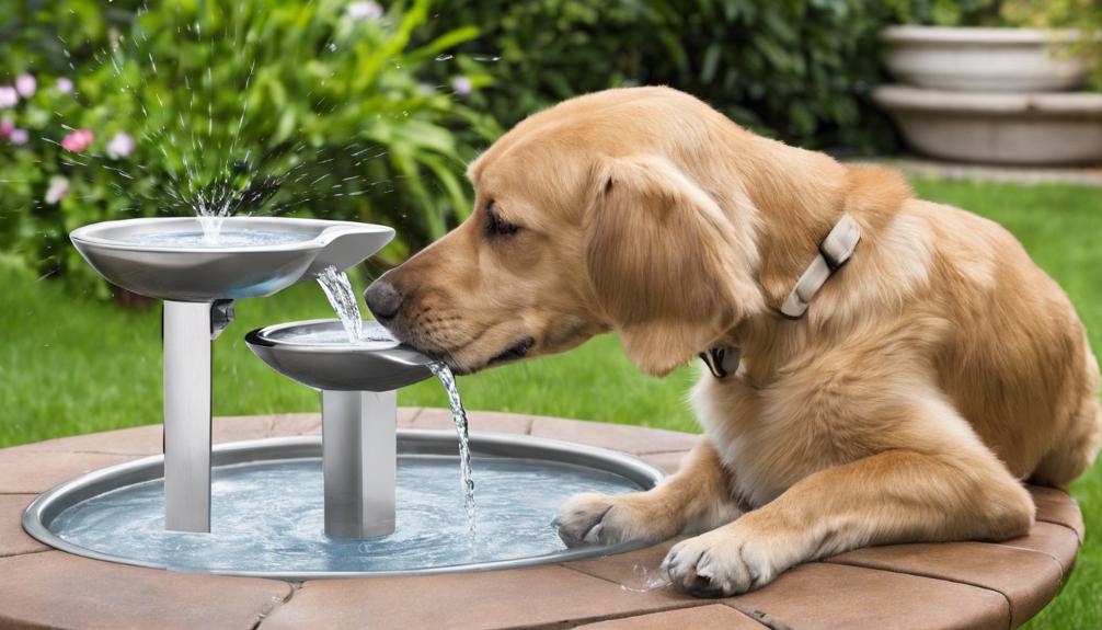 pet water fountain selection