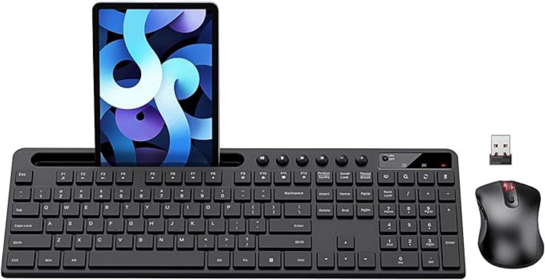 versatile wireless keyboard combo